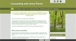 Desktop Screenshot of jennypoiriercounselling.co.uk